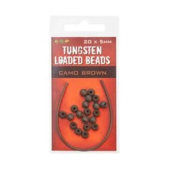 ESP Tungsten Loaded Beads Camo Brown