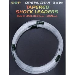 ESP Tapered Shock Leaders Crystal Clear