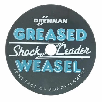 Drennan Greased Weasel Shock Leader Clear 40m 1 Drennan Greased Weasel Shock Leader Clear 40m