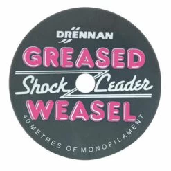 Drennan Greased Weasel Shock Leader Grey 40m