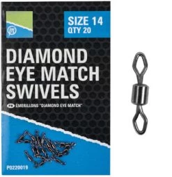 Preston Diamond Eye Match Swivels